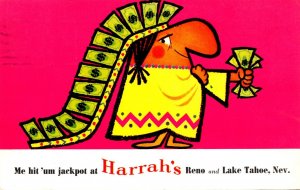 Nevada Reno & Lake Tahoe Harrah's Me Hit'Um Jackpot 1962