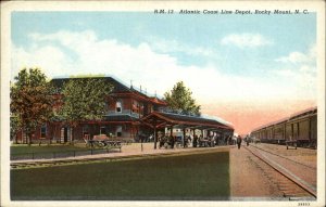 Rocky Mount North Carolina NC Atlantic Coast Depot Railroad Train Station PC