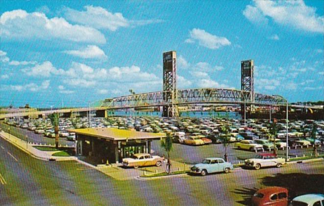 Florida Jacksonville Main Street Bridge and Municipal Parking Lot