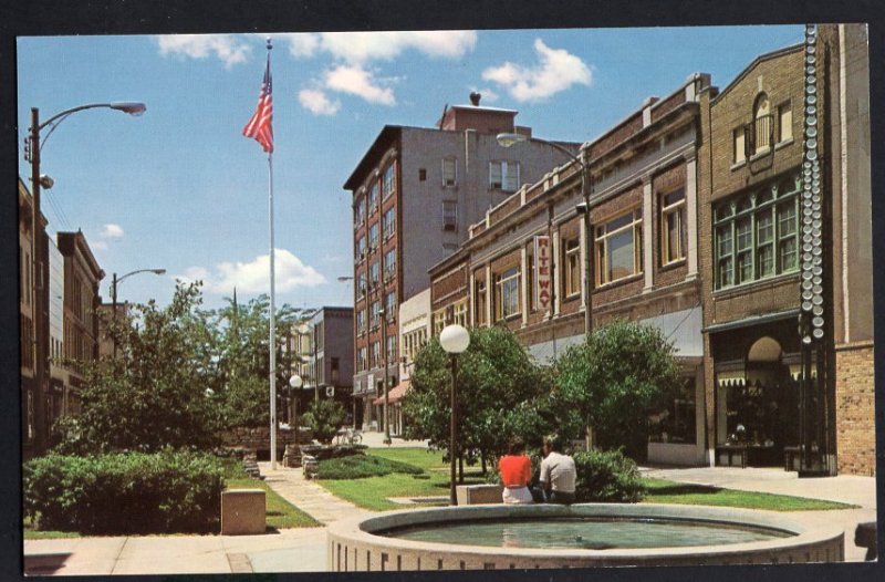 Illinois FREEPORT Downtown Plaza, Stephenson Street Chrome