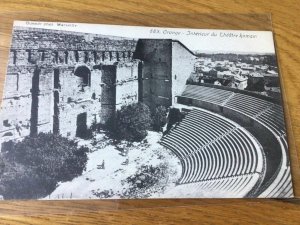 Orange interior of Roman Theatre vintage  postcard  Ref 56400 