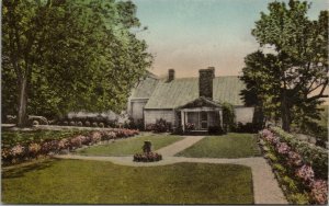 Charlottesville Virginia Ash Lawn James Monroe House Sundial Garden Postcard U10