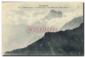 Old Postcard The Queyras Alps Valle Viso 3841 m Foreground Roche Taillante