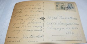 Bratislava Slovakia from the river Postcard