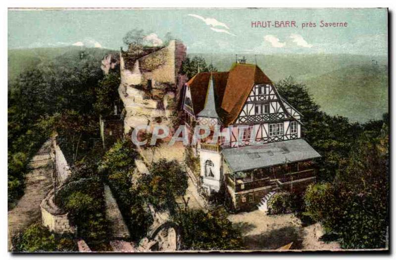 Postcard Old High Pres Barr Saverne