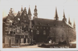 Netherlands Middelburg Balans Ingang Abdij Vintage RPPC Vintage RPPC C186