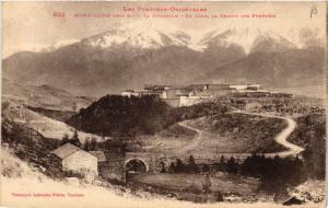 CPA MONT-LOUIS La Citadelle Au fond La Chaine des Pyrénées (451488)