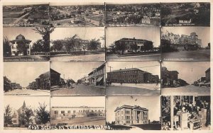 RPPC TWIN FALLS, IDAHO Depot Shoshone Street Perrine Hotel c1910s Antique Photo