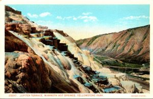 Yellowstone National Park Jupiter Terrace Mammoth Hot Springs