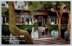 Ye Alpine Tavern  Mt. Lowe  California Postcard X23