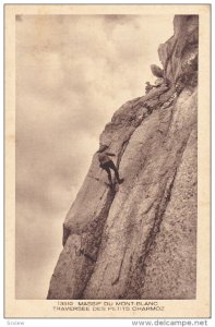 Rock / Mt Climbing , Massif du Mont-Blanc , Haute-Savoie, France , 1910s