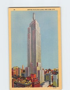Postcard Empire State Building, New York City, New York