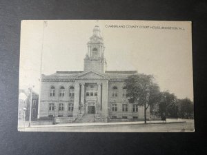 Mint USA Postcard RPPC Cumberland County Court House Bridgeton NJ