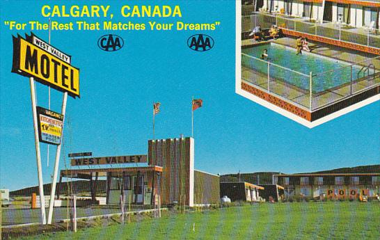 Canada West Valley Motel Calgary Alberta