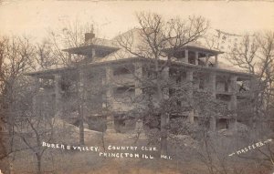 Princeton Illinois Bureau Valley Country Club Real Photo Postcard AA17108