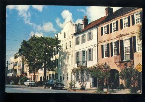 Charleston, South Carolina/SC Postcard, Rainbow Row Apartment Houses