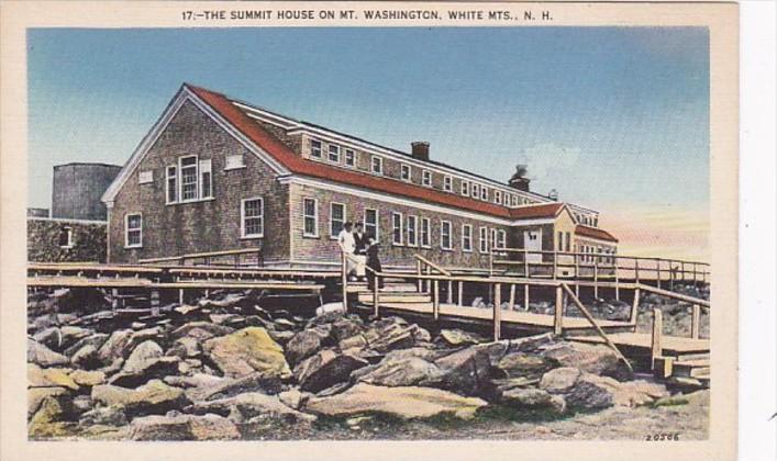 New Hampshire White Mountains Summit House On Mount Washington