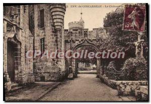Postcard Old Approx Concarneau the castle