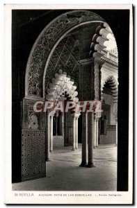 Old Postcard Sevilla Alcazar Patio de las Doncellas