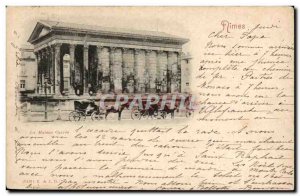 Nimes - Maison Carree - Old Postcard