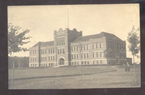RPPC WESSINGTON SOUTH DAKOTA SD HIGH SCHOOL VINTAGE REAL PHOTO POSTCARD