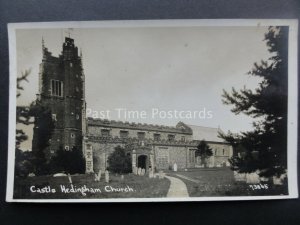 Essex CASTLE HEDINGHAM CHURCH - Old RP Postcard by B.P.G. Ltd 73865