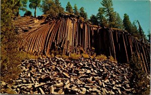 Devils Post Pile National Monument San Joaquin River Postcard VTG UNP Vintage  