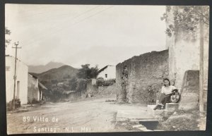 Mint Mexico Real Picture Postcard Villa De Santiago Nuevo Leon