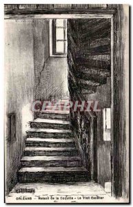 Old Postcard Orleans Malson of the shell old Stairs