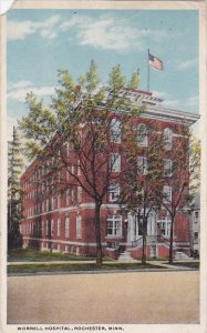 Minnesota Rochester Worrell Hospital 1922