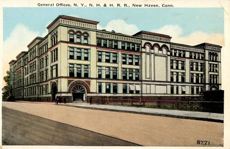 CT - New Haven - General Offices of New York, New Haven & Hartford Railroad