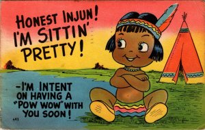 Honest Injun Indain Comic BIN