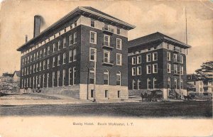 South McAlester Indian Territory Busby Hotel Vintage Postcard AA50540