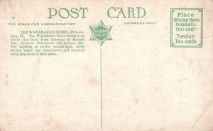 Vintage Postcard 1920's The Wannamaker Building Philadelphia Pennsylvania PA 
