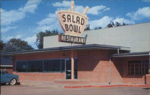 Walnut Ridge AR Salad Bowl Roadside Restaurant Dexter Press Postcard