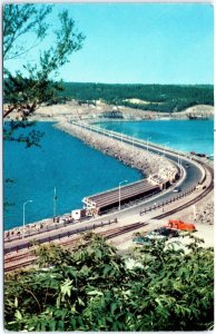 VINTAGE POSTCARD THE CANSO CAUSEWAY AT CAPE BRETON NOVA SCOTIA CANADA 1960s