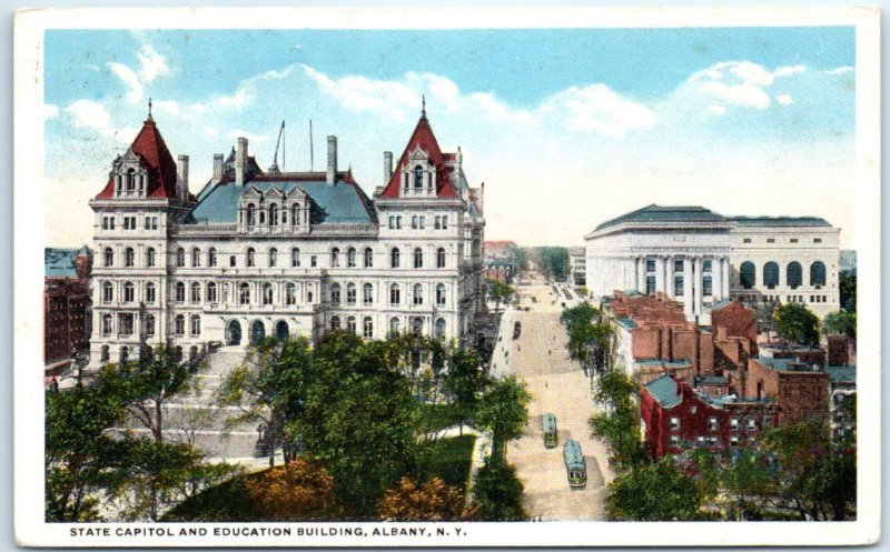 M-63738 State Capitol And Education Building Albany New York