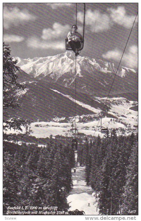 RP, Seefeld I. T. 1200 M. Grosslift, Seefelderjoch Mit Hocheder 2797m., SEEFE...