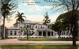 Postcard McKinley High School in Honolulu, Hawaii