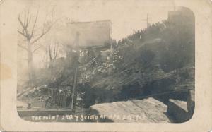 RPPC Point at Seccnd & Scioto Streets Portsmouth Ohio Flood of April 1913 pm1917