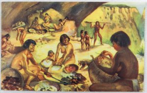 The Basket Makers No. 2 in Prehistoric Series Mesa Verde Vintage Postcard