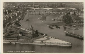 Germany Postcard - Koblenz a Rhein - Das Deutsche Eck   U1232