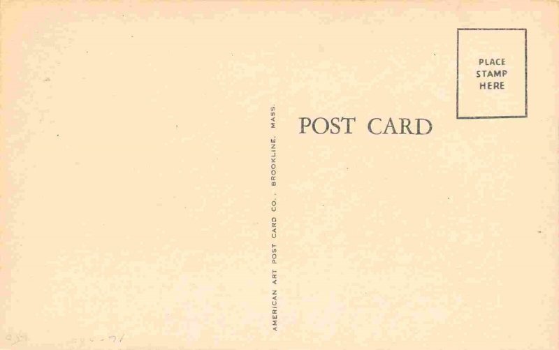 High School & Auditorium White River Junction Vermont postcard