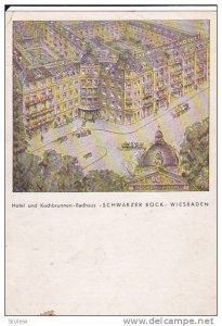 Hotel Und Kochbrunnen- Badhaus, Schwarzer Bock, Wiesbaden (Hesse), Germany, P...