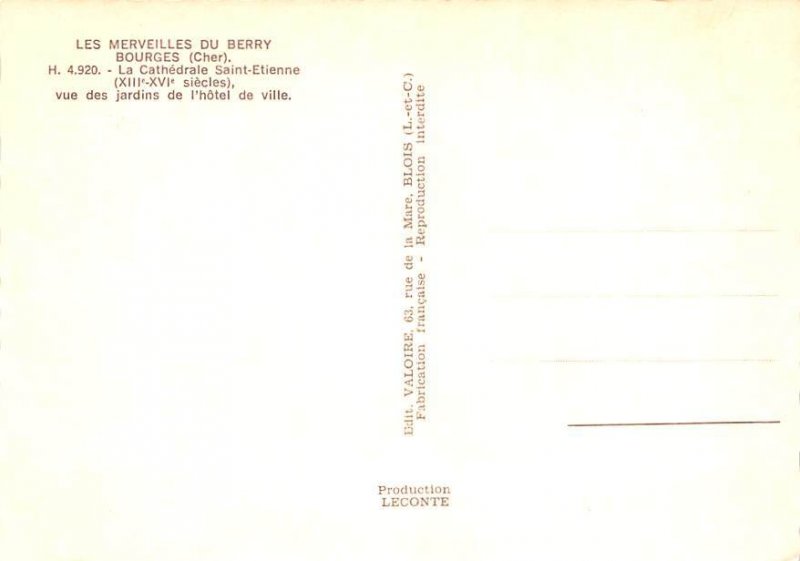 Les Merveilles Du Berry   Bourges 