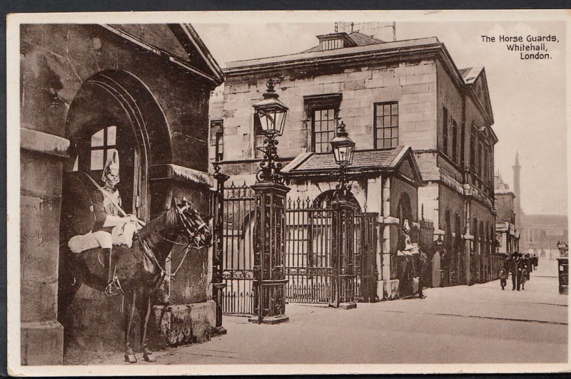 London Postcard - Lifeguards, The Horse Guards, Whitehill  RS3327