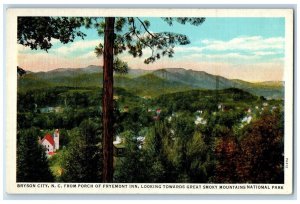 c1910 Fryemont Inn Great Smoky Mountains Bryson City North Carolina NC Postcard