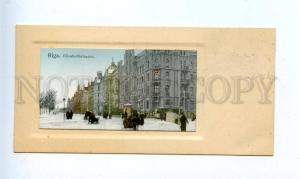 143978 Latvia RIGA Elisabethstrasse TRAM Vintage postcard