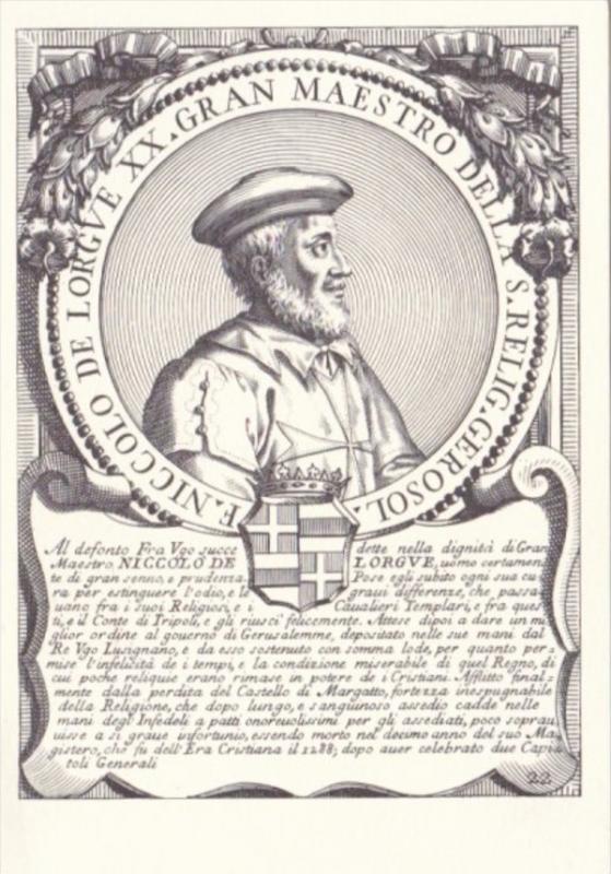 Fra Nicolo de Lorgve Sovereign Military Order Of Malta