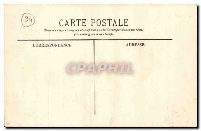 Cete Sete Old Postcard La Darse de la Peyrade